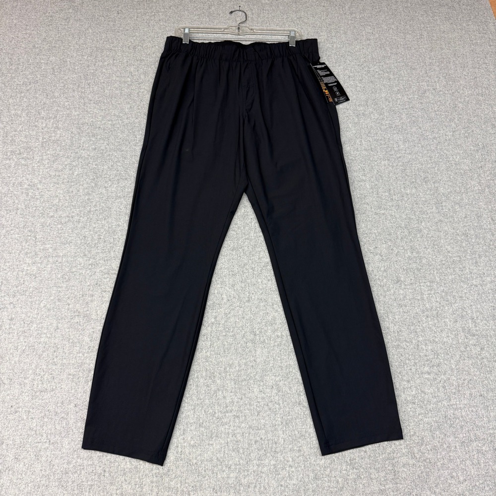 Skechers Tapered Pant Size Large Black Nylon Elastane Athletic Performance New